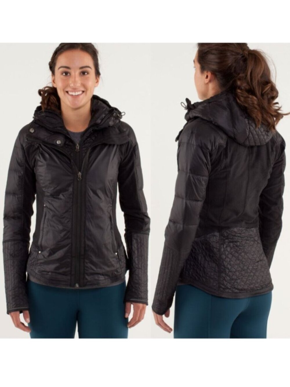 Lululemon Quilted Goose Down Filled Full Zip Bundle Up Jacket